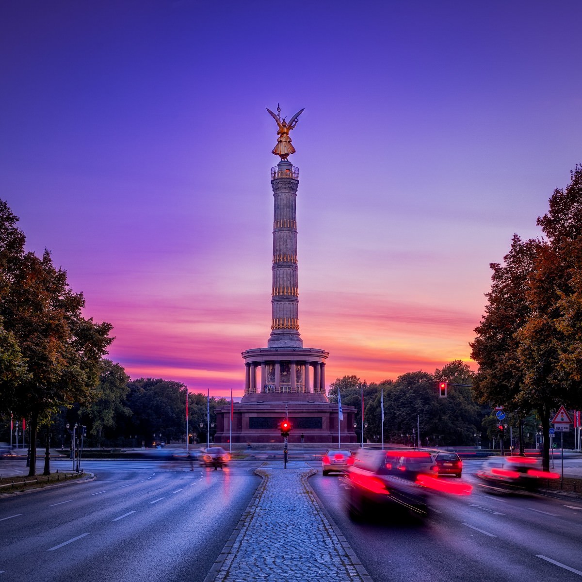 Siegessäule Berlin im Abendlicht. Foto: LoboStudioHamburg / Pixabay.com