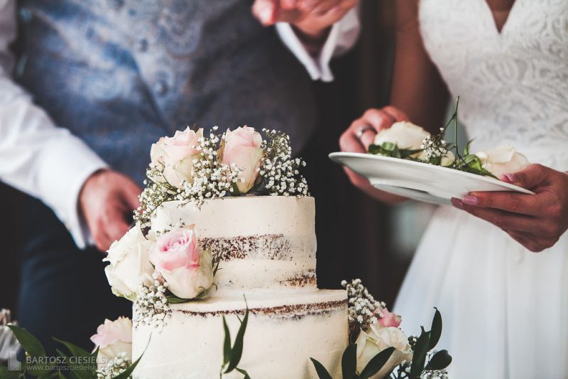 Anschnitt der Hochzeitstore